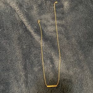 gold bar necklace